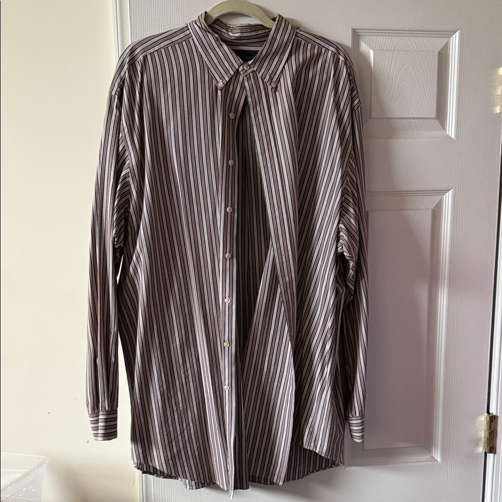 Ralph Lauren Men's Striped Shirt - Black and White